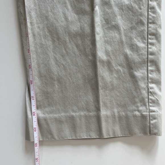 Eddie Bauer Men's Size 38x30 Khaki Beige Chino Pant  Lightweight 100% Cotton - Picture 8 of 9
